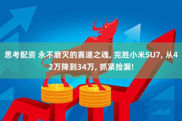 思考配资 永不磨灭的赛道之魂, 完胜小米SU7, 从42万降到34万, 抓紧捡漏!